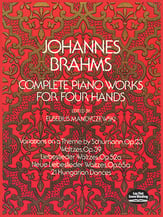 Complete Piano Works for Four Hands piano sheet music cover